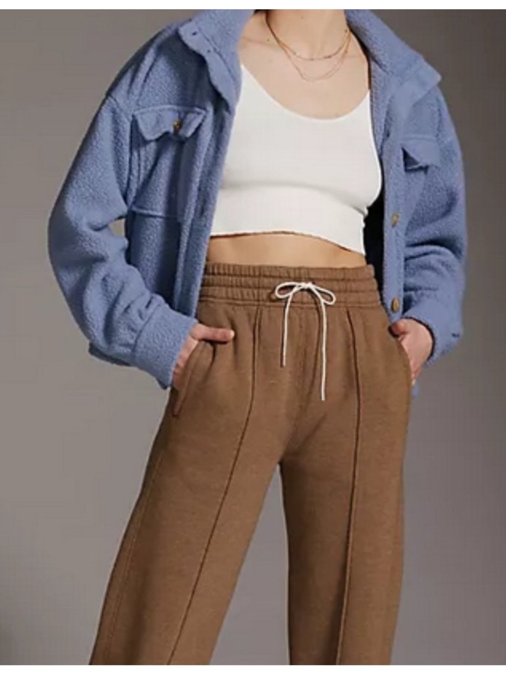 Anthropologie Fleece Bomber Jacket